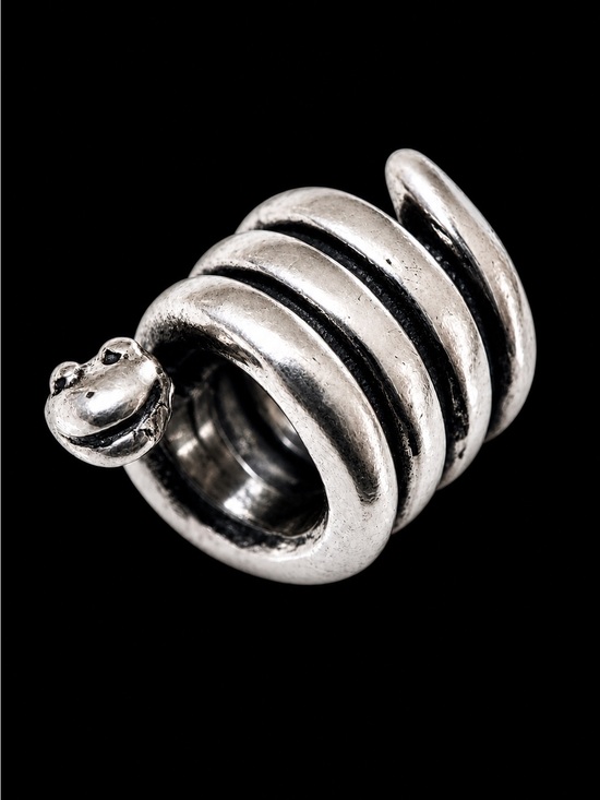 Pandora Jewelry - Authentic Pandora ALE 925 Sterling Silver Coiled Snake Bead Charm Retired Rare